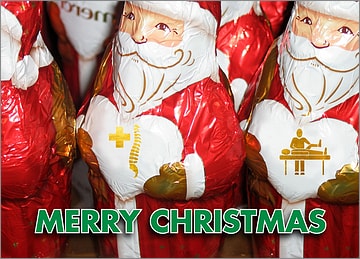 Chiropractor Santas Card