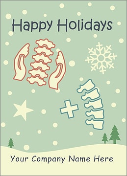 Chiropractor Snowfall Card