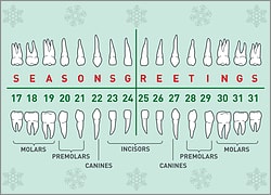 Christmas Dental Chart