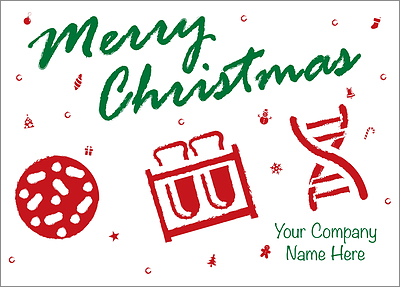 Christmas Medical Card (Glossy White) 