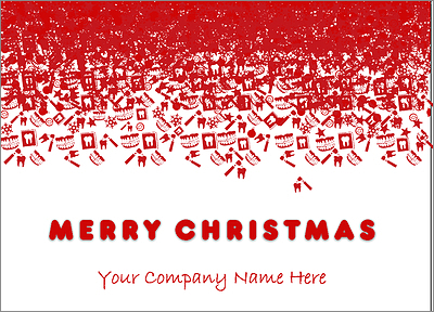 Dental Christmas Card (Glossy White) 