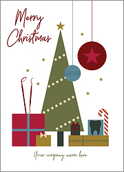 Dental Green Tree Christmas Card