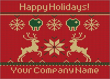 Dentists Reindeer Christmas Card