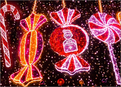 Doctor Christmas Lights Card (Glossy White) 