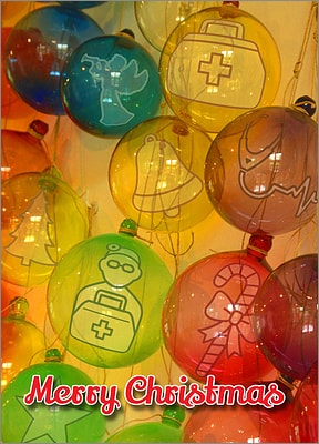 Doctor Glass Ornaments (Glossy White) 