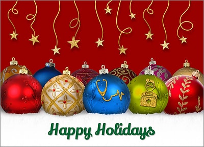 Doctor Ornament Card (Glossy White) 