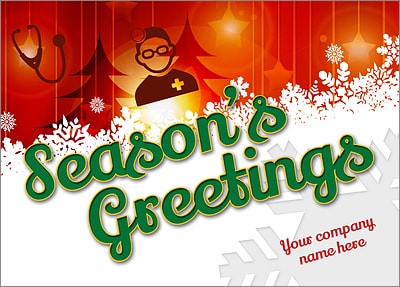 Doctor Snow Card (Glossy White) 