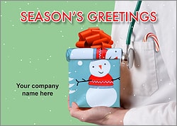 Doctors Present Christmas Card