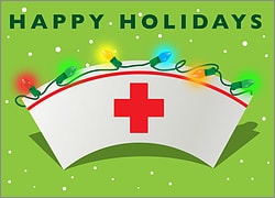 Festive Nursing Christmas Card