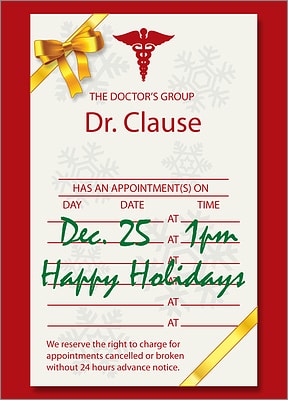 Holiday Appointment (Glossy White) 