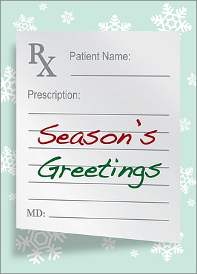 Holiday Prescription (Glossy White) 