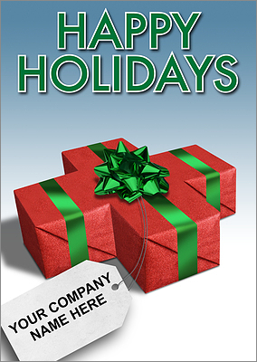 Medical Cross Christmas Card (Glossy White) 