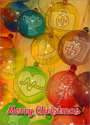 Medical Glass Ornaments (Glossy White) 