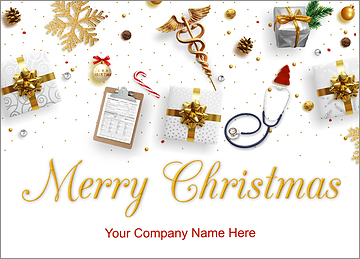 Medical Tools Christmas Card