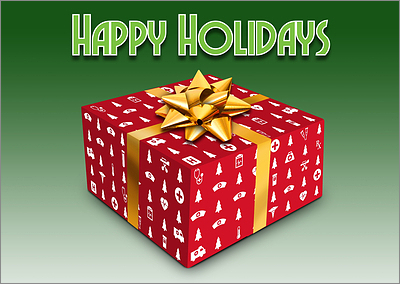 Nurse Greeting Card (Glossy White) 