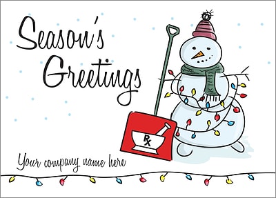 Pharmacy Shovel Card (Glossy White) 