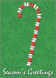 Pill Candy Cane