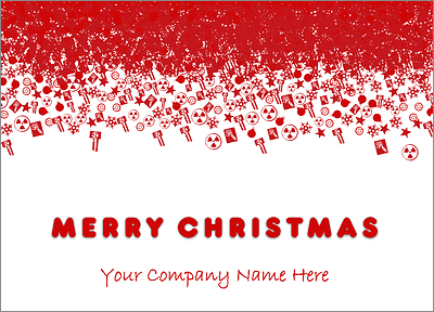 Radiology Christmas Card (Glossy White) 