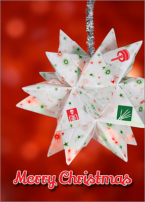 Radiology Christmas Star (Glossy White) 