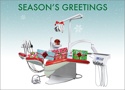 Season's Greetings Dental Chair (Glossy White) 