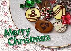 Veterinary Christmas Candy Card