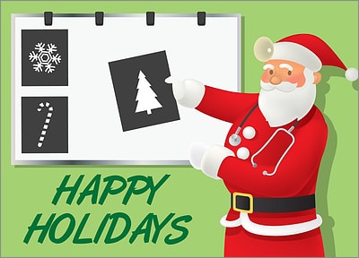 X Ray Santa (Glossy White) 